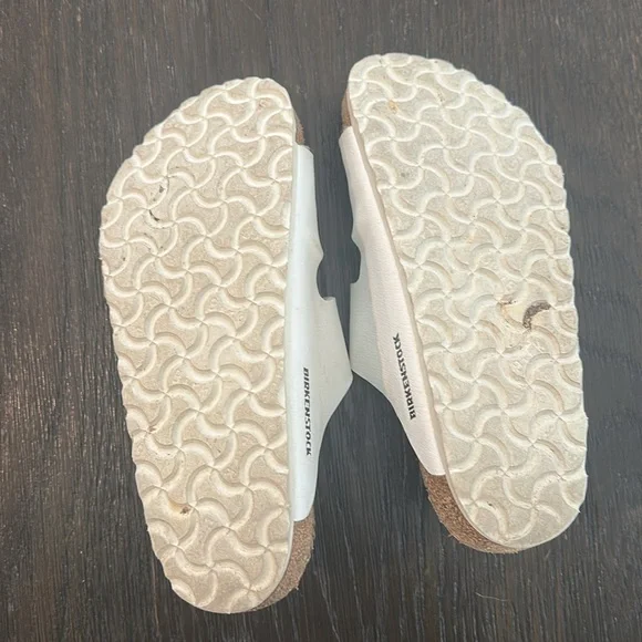 Birkenstock White Double Strap Sandals - Picture 8 of 10